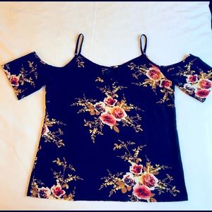 Cold shoulder blouse